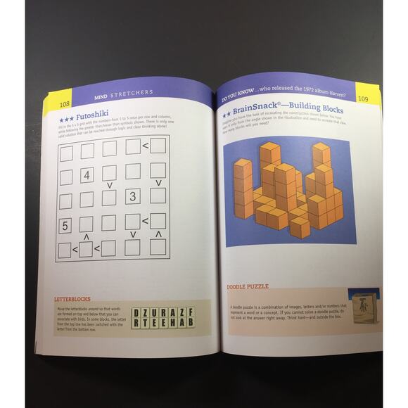Mind Stretchers Volume 1 Sudoku Crosswords Logic Puzzles Word Search and more - Picture 5 of 6